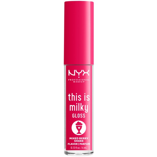 NYX Professional Makeup This Is Milky Lip Gloss Milkshake Flavor 4ml - Mixed Berry Shake