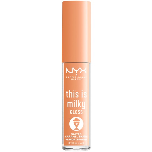 NYX Professional Makeup This Is Milky Lip Gloss Milkshake Flavor 4ml - Salted Caramel Shake