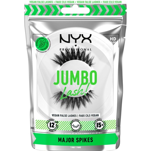 NYX Professional Makeup Jumbo Lash! Vegan False Lashes 1 Τεμάχιο - 09 Major Spikes