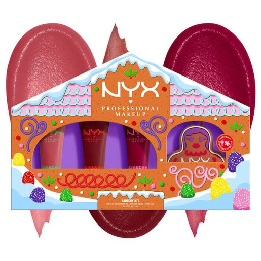 Nyx Professional Makeup Promo Matte Lip Balm Swipe 2 Smooth, Snuggle SZN, Squeeze N\' Sizzle & Smushy Keychain Holder 1 Τεμάχιο Nyx Professional Makeup Promo Matte Lip Balm Swipe 2 Smooth, Snuggle SZN, Squeeze N\' Sizzle & Smushy Keychain Holder 1 Τεμάχιο