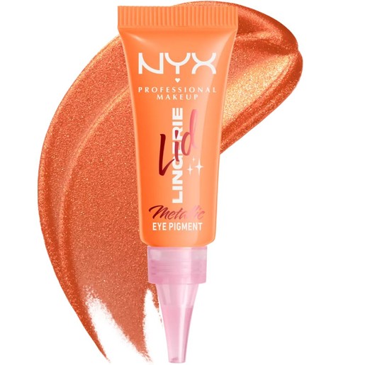 Nyx Professional Makeup Lid Lingerie Metallic Cream Eye Pigment 6ml - 03 Pumpkin Vice