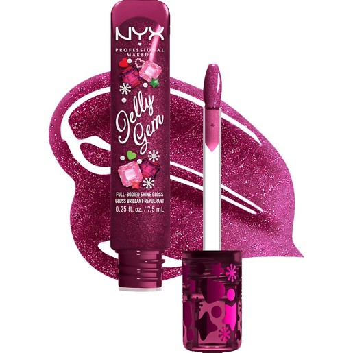 Nyx Professional Makeup Jelly Gem Full Bodied Shine Lip Gloss 7,5ml - 02 Fuchsia Gem