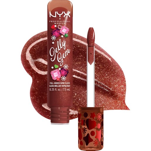 Nyx Professional Makeup Jelly Gem Full Bodied Shine Lip Gloss 7,5ml - 03 Burgundy Bling