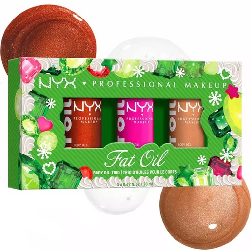 Nyx Professional Makeup Promo Xmas Edition Fat Body Oil 3 Τεμάχια