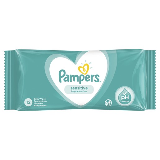 Pampers Travel Size Sensitive Wipes Μωρομάντηλα Ιδανικά για την Ευαίσθητη Επιδερμίδα 12 Baby Wipes Pampers Travel Size Sensitive Wipes Μωρομάντηλα Ιδανικά για την Ευαίσθητη Επιδερμίδα 12 Baby Wipes