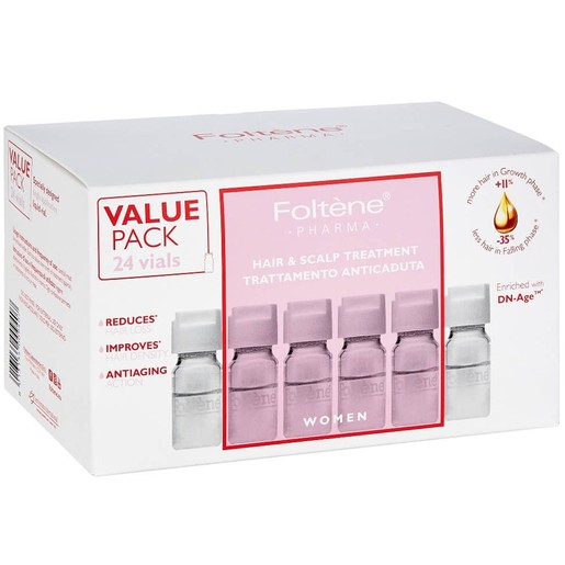 Foltene Pharma Value Pack Women Hair & Scalp Treatment 24Vials x 6ml