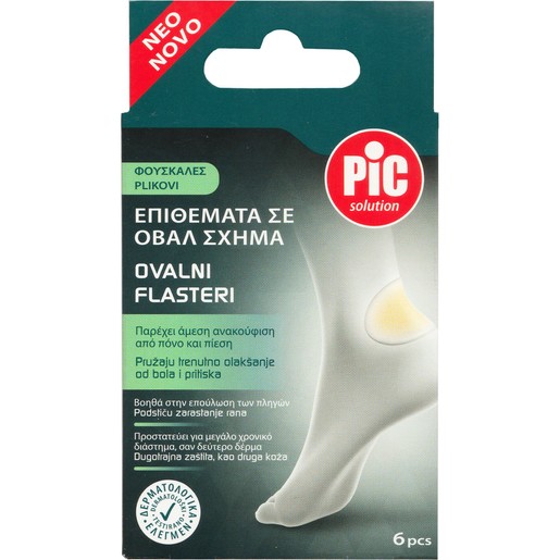 Pic Solution Oval Blister Pads 6 Τεμάχια