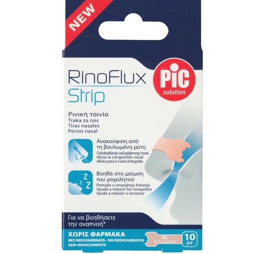 Pic Solution RinoFlux XL 6,7x2,0cm Strips 10 Τεμάχια Pic Solution RinoFlux XL 6,7x2,0cm Strips 10 Τεμάχια