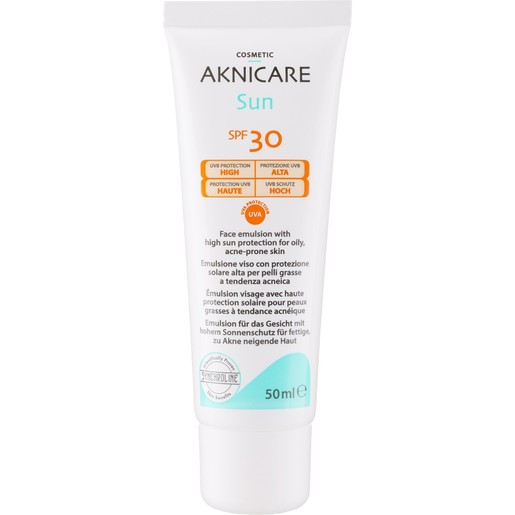 Synchroline Aknicare Sun Face Cream Spf30, 50ml Synchroline Aknicare Sun Face Cream Spf30, 50ml