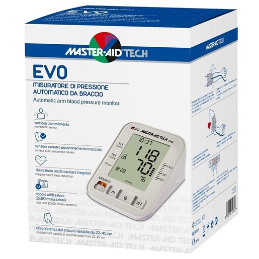 Master Aid Tech EVO Automatic Arm Blood Pressure Monitor