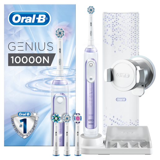 Oral-B Genius 10000 N Orchid Purple Προηγμένη Ηλεκτρική Οδοντόβουρτσα με 6 Διαφορετικά Προγράμματα Καθαρισμού, Σύνδεση Bluetooth Oral-B Genius 10000 N Orchid Purple Προηγμένη Ηλεκτρική Οδοντόβουρτσα με 6 Διαφορετικά Προγράμματα Καθαρισμού, Σύνδεση Bluetooth