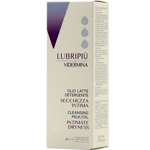 Vidermina Lubripiu Cleansing Milk Oil pH 4.5, 200ml