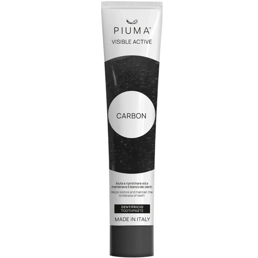 Piuma Visible Active Carbon Toothpaste 75ml