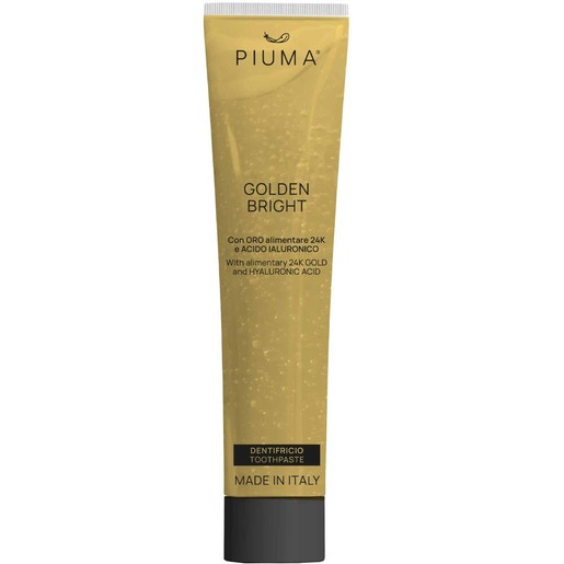 Piuma Visible Active Golden Bright Toothpaste 75ml