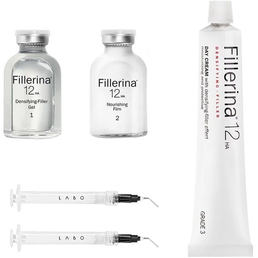 Fillerina Promo 12HA Densifying Filler Complete Treatment Gel 30ml & Nourishing Film 30ml & Δώρο Densifying Filler Day Cream Grade 3, 50ml