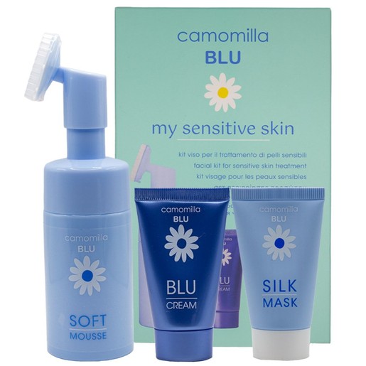 Camomilla Blu Promo Soft Mousse 100ml & Blu Cream 30ml & Silk Mask 30ml Camomilla Blu Promo Soft Mousse 100ml & Blu Cream 30ml & Silk Mask 30ml