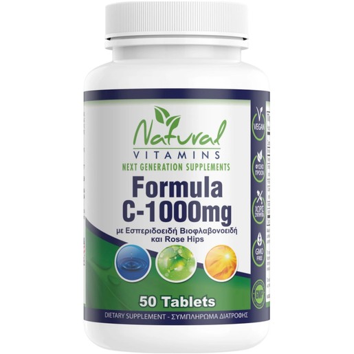 Natural Vitamins Formula C-1000mg 50tabs