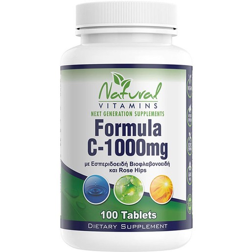 Natural Vitamins Formula C-1000mg 100tabs