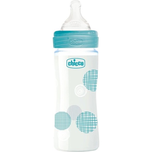 Chicco Well Being Anti Colic System 0m+, 240ml - Γαλάζιο