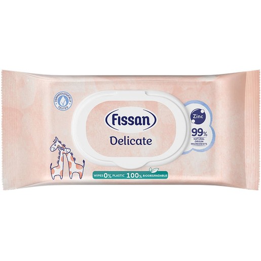 Fissan Delicate Baby Wipes 70 Τεμάχια
