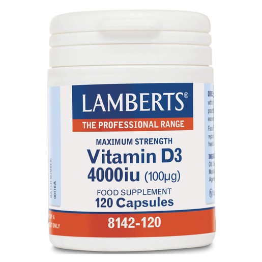 Lamberts Vitamin D3 4000iu 100μg 120caps Lamberts Vitamin D3 4000iu 100μg 120caps