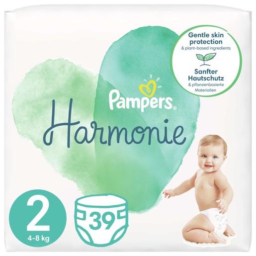 Pampers Harmonie No2 (4-8kg) 39 πάνες Pampers Harmonie No2 (4-8kg) 39 πάνες