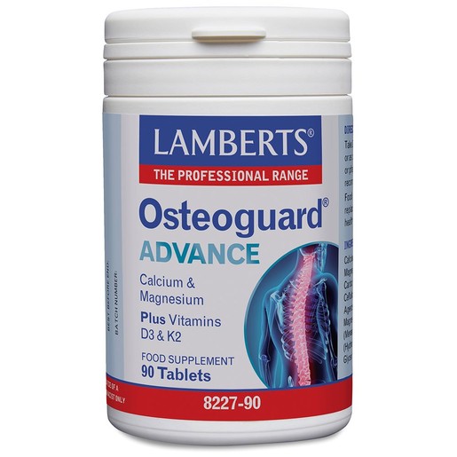 Lamberts Osteoguard Advance Calcium & Magnesium Plus Vitamins D3 & K2, 90tabs Lamberts Osteoguard Advance Calcium & Magnesium Plus Vitamins D3 & K2, 90tabs