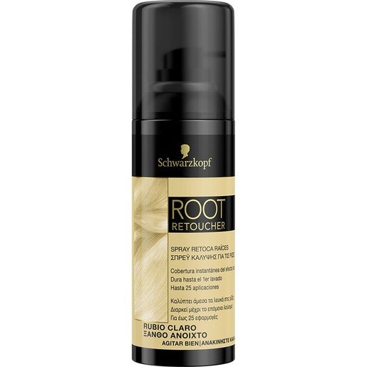 Schwarzkopf Root Retoucher Spray που Καλύπτει τα Λευκά στις Ρίζες, Ξανθό Ανοιχτό 120ml Schwarzkopf Root Retoucher Spray που Καλύπτει τα Λευκά στις Ρίζες, Ξανθό Ανοιχτό 120ml