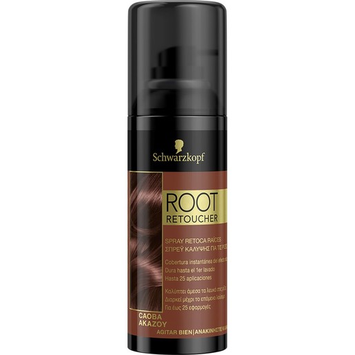 Schwarzkopf Root Retoucher Spray που Καλύπτει τα Λευκά στις Ρίζες, Ακαζού 120ml Schwarzkopf Root Retoucher Spray που Καλύπτει τα Λευκά στις Ρίζες, Ακαζού 120ml