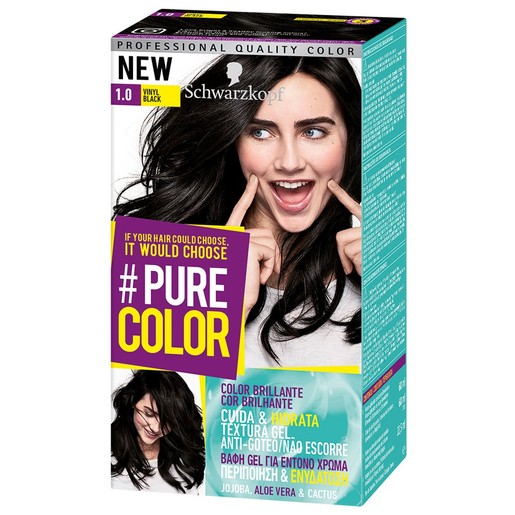 Schwarzkopf Pure Color Επαγγελματική Μόνιμη Βαφή Gel Μαλλιών, Έντονο Χρώμα που Διαρκεί, Πλούσια Περιποίηση & Ενυδάτωση Schwarzkopf Pure Color Επαγγελματική Μόνιμη Βαφή Gel Μαλλιών, Έντονο Χρώμα που Διαρκεί, Πλούσια Περιποίηση & Ενυδάτωση