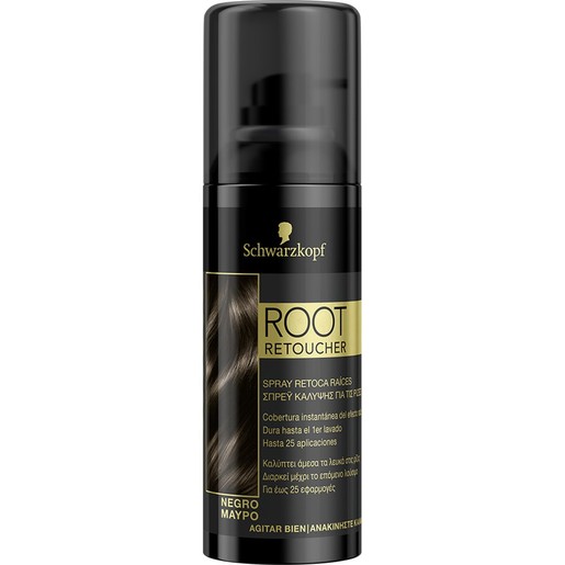 Schwarzkopf Root Retoucher Spray που Καλύπτει τα Λευκά στις Ρίζες, Μαύρο 120ml Schwarzkopf Root Retoucher Spray που Καλύπτει τα Λευκά στις Ρίζες, Μαύρο 120ml