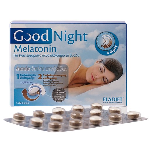 Eladiet Good Night Melatonin 30tabs