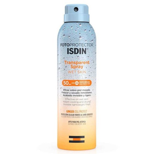 Isdin Photoprotector Transparent Spray Wet Skin Spf50, 250ml
