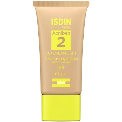 Isdin Acniben 2 Spf30 CC+ Cream 40ml - Light