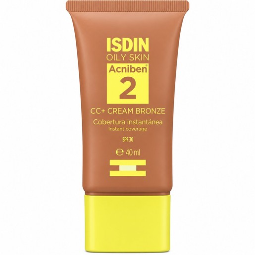 Isdin Acniben 2 Spf30 CC+ Cream 40ml - Bronze