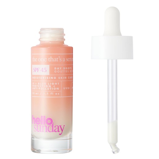 Hello Sunday The One That\'s a Serum Face Drops Spf45, 30ml Hello Sunday The One That\'s a Serum Face Drops Spf45, 30ml