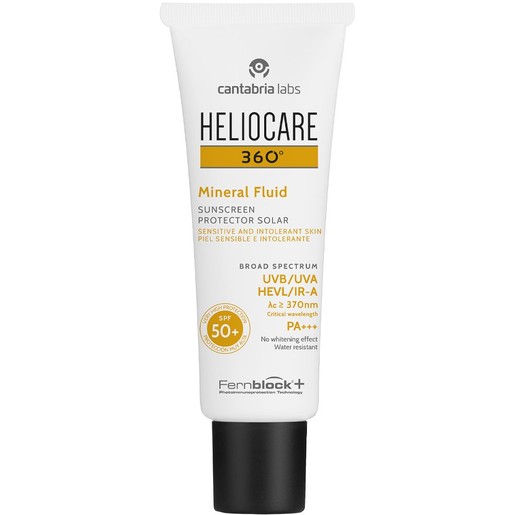 Heliocare 360 Mineral Fluid Spf50+ Protector Solar Sunscreen 50ml
