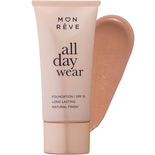 Mon Reve All Day Wear Matte Foundation Spf15 with Medium to High Coverage 35ml - 108