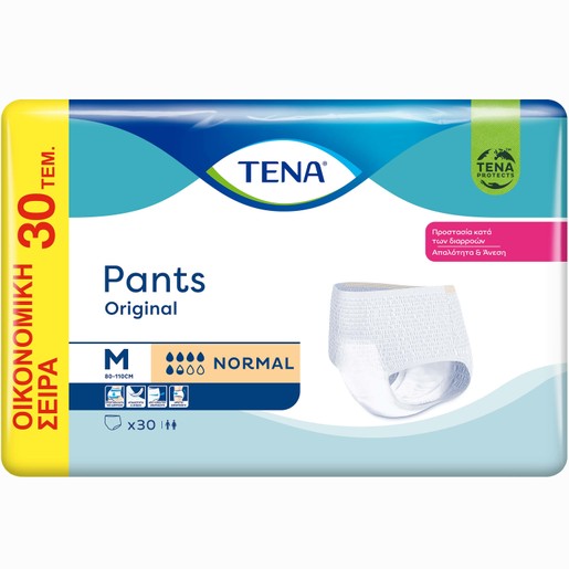 Tena Pants Original Normal 30 Τεμάχια - Medium 80-110cm