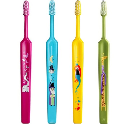 Tepe Kids Mini Extra Soft Toothbrush 3 Years+, 4 Τεμάχια - Multicolor 3