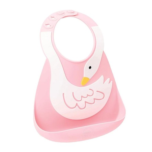 MakeMyDay Baby Bib Κωδ 70124, 1 Τεμάχιο - Swan MakeMyDay Baby Bib Κωδ 70124, 1 Τεμάχιο - Swan