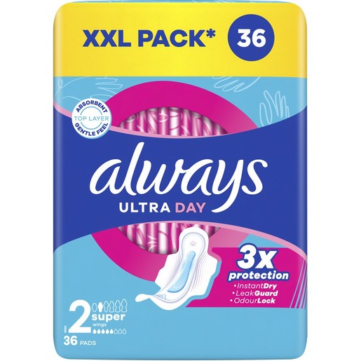 Always Ultra Day Super Size 2, 36 Τεμάχια