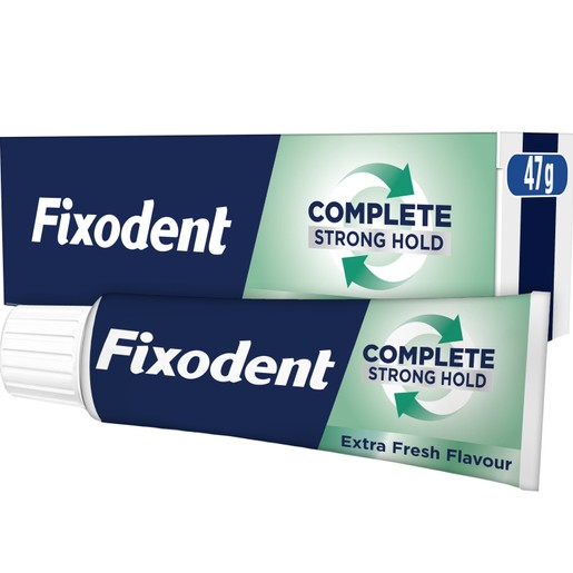 Fixodent Complete Strong Hold Extra Fresh 47g Fixodent Complete Strong Hold Extra Fresh 47g