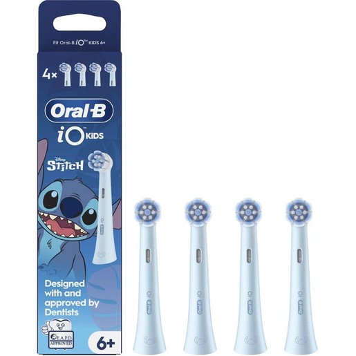 Oral-B iO Stitch Kids 6+ Electric Toothbrush Replacement 4 Τεμάχια