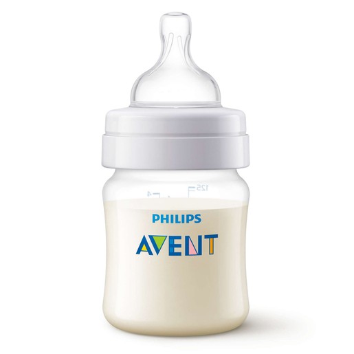 Avent Anti-Colic Πλαστικό Μπιμπερό Κατά των Κολικών & της Δυσφορίας,0m+ Θηλή Σιλικόνης Αργής Ροής 0% BPA 125ml SCF810/17 Avent Anti-Colic Πλαστικό Μπιμπερό Κατά των Κολικών & της Δυσφορίας,0m+ Θηλή Σιλικόνης Αργής Ροής 0% BPA 125ml SCF810/17
