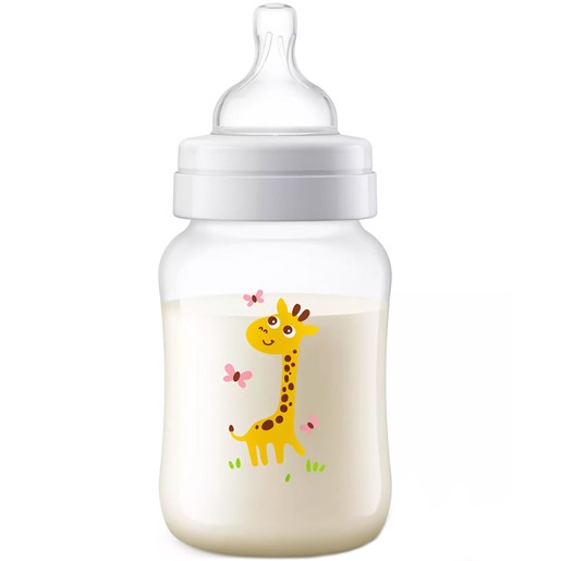 Philips Avent Anti-colic Bottle 1m+ Καμηλοπάρδαλη 260ml, Κωδ SCF821/12