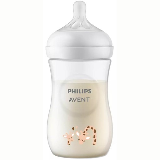 Philips Avent Natural Response Bottle 1m+ Καμηλοπάρδαλη 260ml, Κωδ SCY903/66