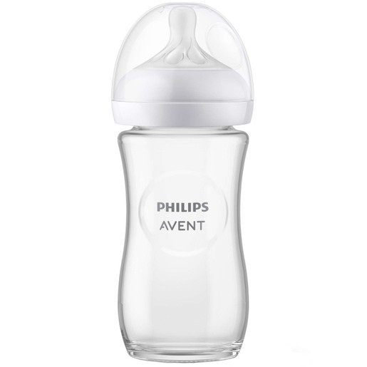 Philips Avent Natural Response Glass Bottle 1m+, 240ml, Κωδ SCY933/01
