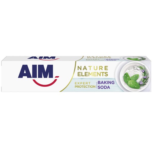 Aim Nature Elements Expert Protection Baking Soda Οδοντόκρεμα για Βαθύ Καθαρισμό & Δροσερή Αναπνοή 75ml