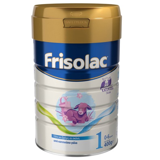 Frisolac 1 Κατσικίσιο Γάλα σε Σκόνη για Βρέφη από 0 έως 6 Μηνών 400gr